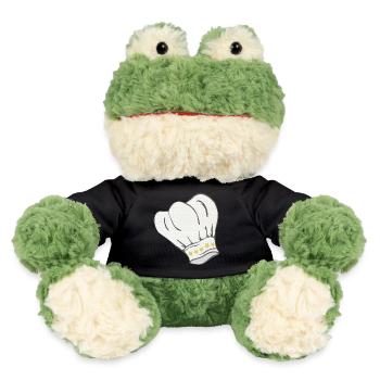 Toque de chef motif étoile, cuisine, cadeau homme - Grenouille Torge MiniFeet® - noir - Devant