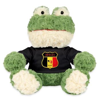 Bruges Belgique Armoiries Drapeaux Design - Grenouille Torge MiniFeet® - noir - Devant