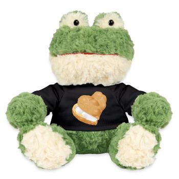 Mit Sahne gefülltes Windbeutel Herz - MiniFeet® Frosch Torge - Schwarz - Vorne
