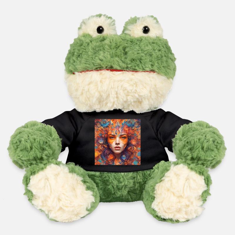 Fire Flowers Portrait - MiniFeet® Frog Torge - black