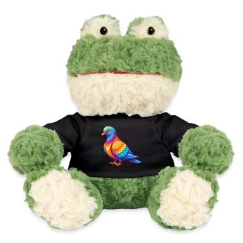 Taube Bunte Kawaii Cartoon Figur Clipart - MiniFeet® Frosch Torge - Schwarz - Vorne