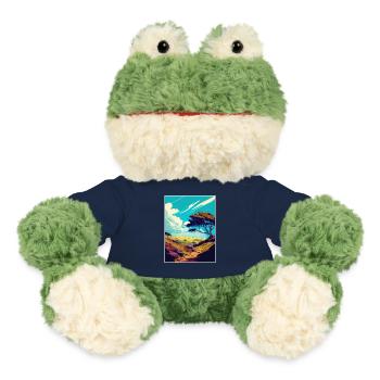 Quantock Hills Aonb Vintage Reiseposter Souvenir - MiniFeet® Frosch Torge - French Navy - Vorne