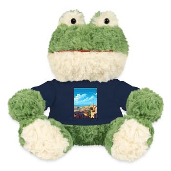 Fès Maroc Affiche de voyage Souvenir Carte Postale Peinture - Grenouille Torge MiniFeet® - bleu marine - Devant