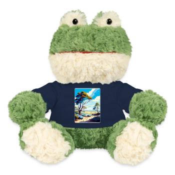 New Forest Nationalpark Reiseplakat Souvenir - MiniFeet® Frosch Torge - French Navy - Vorne