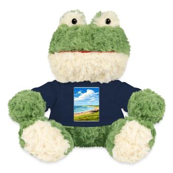 Constantine Bay Cornwall England Travel Poster WPA - MiniFeet® Frog Torge - french navy - Front