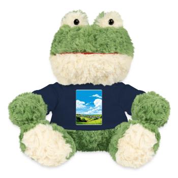 Crantock Cornwall England Reiseposter Souvenir - MiniFeet® Frosch Torge - French Navy - Vorne