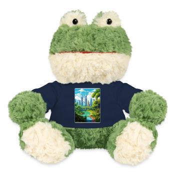 Kuala Lumpur Malaysia Reiseposter Souvenir WPA - MiniFeet® Frosch Torge - French Navy - Vorne
