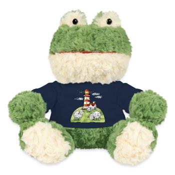 Leuchtturm und Schafe I Nordsee Ostsee Küste - MiniFeet® Frosch Torge - French Navy - Vorne