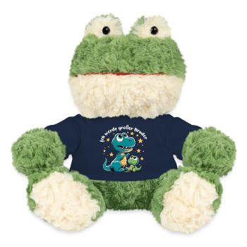 T-Rex Baby Dino Großer Bruder Dinobaby Geschenk - MiniFeet® Frosch Torge - French Navy - Vorne