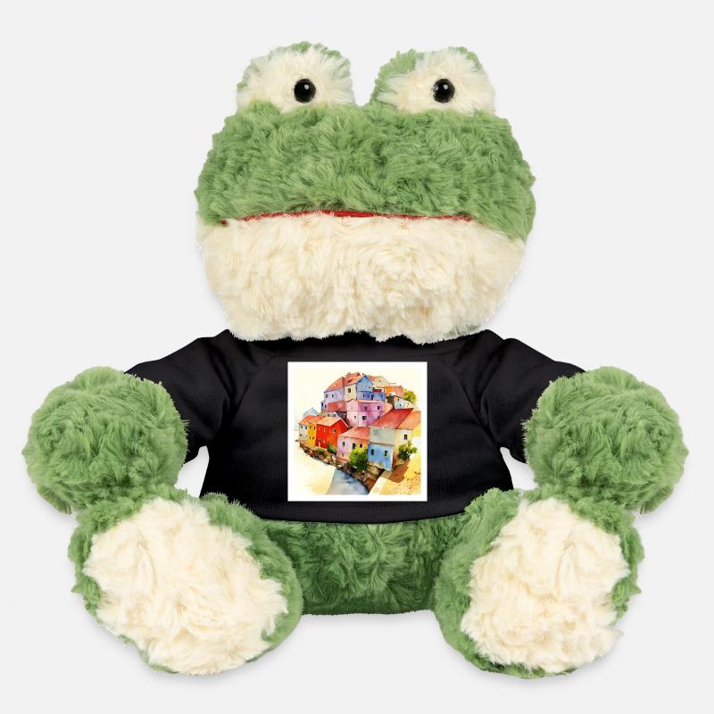 Optical Illusion - Abstract Art - MiniFeet® Frog Torge - black