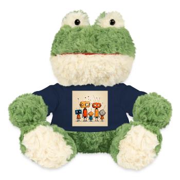 Kindlich freundlicher Roboter - MiniFeet® Frosch Torge - French Navy - Vorne