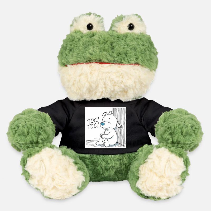 Idéfix Frappe Toc Toc Toc - MiniFeet® Frosch Torge - Schwarz
