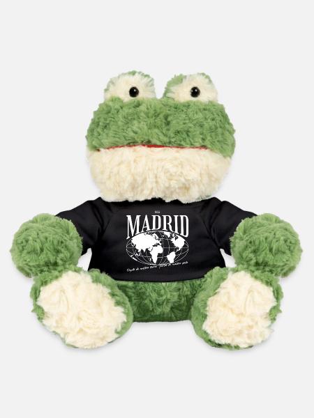 Globaler Stadtplan Madrid Geschenk - MiniFeet® Frosch Torge - Schwarz