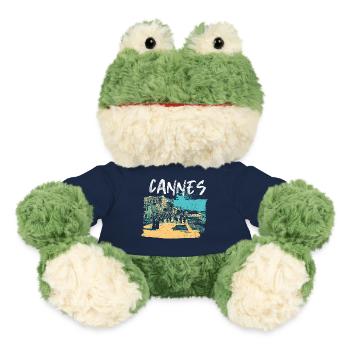 Vue retro de La Croisette de Cannes - Grenouille Torge MiniFeet® - bleu marine - Devant