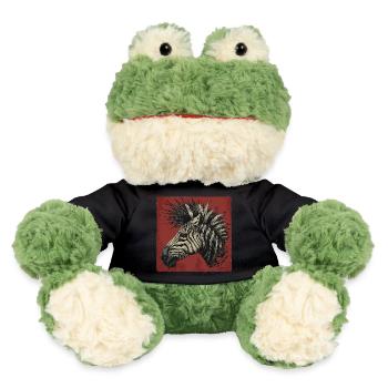 Punkrock Zebra - MiniFeet® Frosch Torge - Schwarz - Vorne