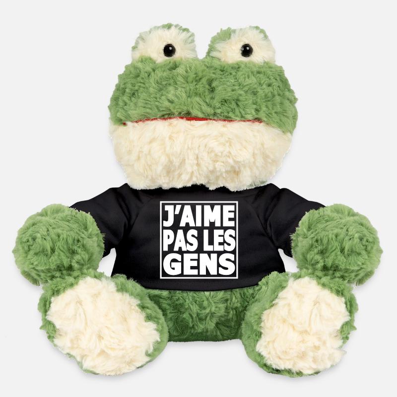 I DON'T LIKE PEOPLE — sarcastic humor - MiniFeet® Frog Torge - black