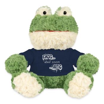 Einzig aber nicht artig Spruch - MiniFeet® Frosch Torge - French Navy - Vorne