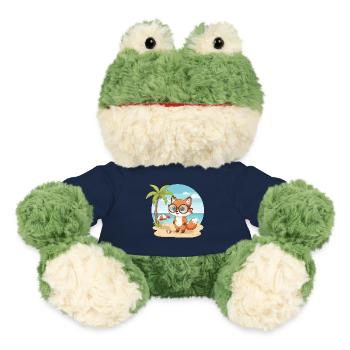 Vacances d’été de Plage du Renard Mignon avec des Lunettes - Grenouille Torge MiniFeet® - bleu marine - Devant