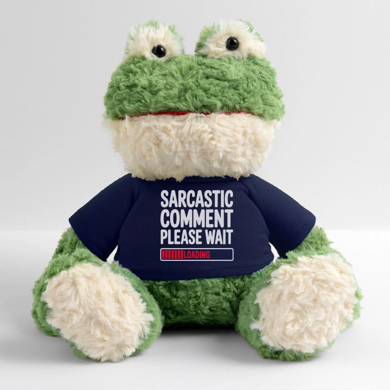 Sarcastic Comment Please Wait Humor Statement MiniFeet® Frog Torge