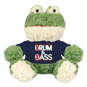 Drum & Bass Rum & Ass lustiger Schlagzeuger - MiniFeet® Frosch Torge - French Navy - Vorne