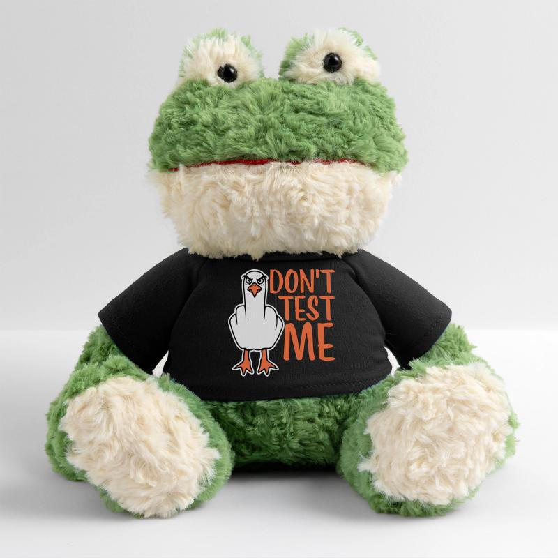Don't Test Me Möwe Vogel Frech Mittelfinger Böse MiniFeet® Frosch Torge