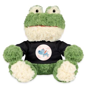 Blauer Drache - MiniFeet® Frosch Torge - Schwarz - Vorne