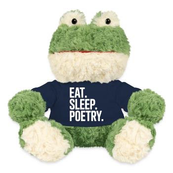 Eat Sleep Poetry Typo - MiniFeet® Frog Torge - french navy - Front