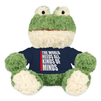 The World Needs All Kinds Of Minds Inspirierend - MiniFeet® Frosch Torge - French Navy - Vorne