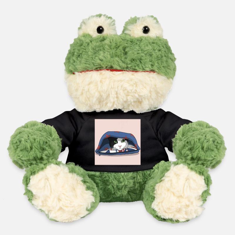 Cat under starry blanket - MiniFeet® Frog Torge - black