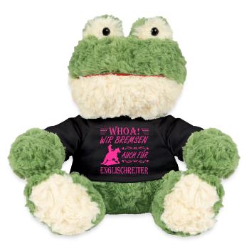WHOA We Brake for English Riders Sliding Stop - MiniFeet® Frog Torge - black - Front
