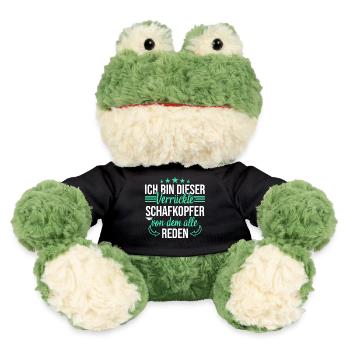 Schafkopfen Schafkopf Kartenspiel Spielkarten - MiniFeet® Frosch Torge - Schwarz - Vorne