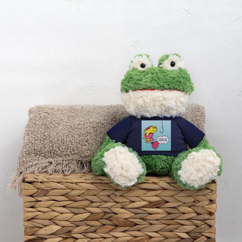Pop Art Fish Hooked Humor MiniFeet® Frog Torge