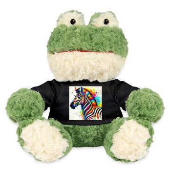 Zebra - MiniFeet® Frosch Torge - Schwarz - Vorne