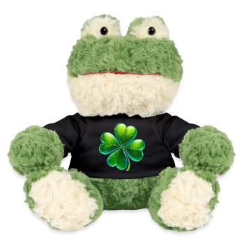 Four-leaf clover - MiniFeet® Frog Torge - black - Front