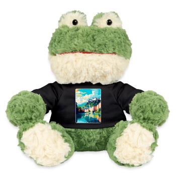 Salzbourg Autriche Poster de voyage vintage souvenir - Grenouille Torge MiniFeet® - noir - Devant