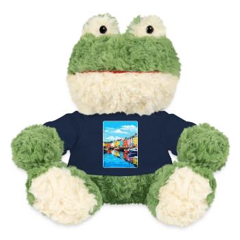 Plymouth England Uk Vintage Travel Poster Souvenir - MiniFeet® Frog Torge - french navy - Front