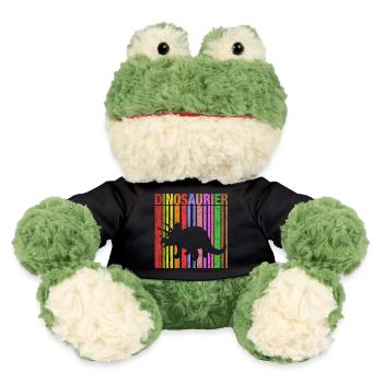 Silhouette de dinosaure avec détails de couleur - Grenouille Torge MiniFeet® - noir - Devant
