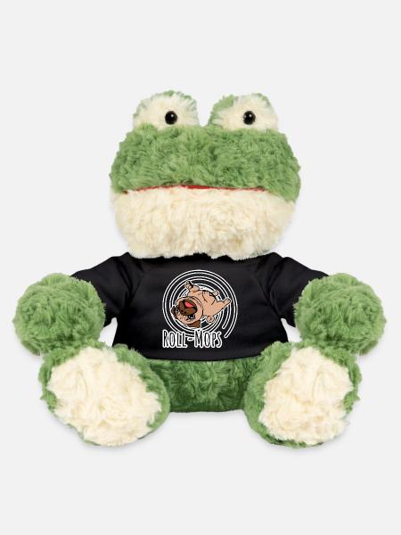 Rollender Mops - Ein Roll-Mops - MiniFeet® Frosch Torge - Schwarz