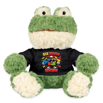 Bruh Spruch Lustig Retro Vintage Jugendsprache Des - MiniFeet® Frosch Torge - Schwarz - Vorne