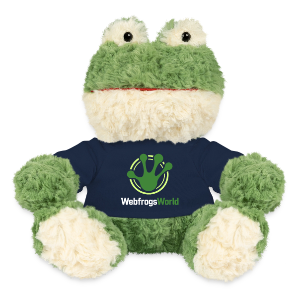WebfrogsWorld - Pluszowa żabka Torge MiniFeet®