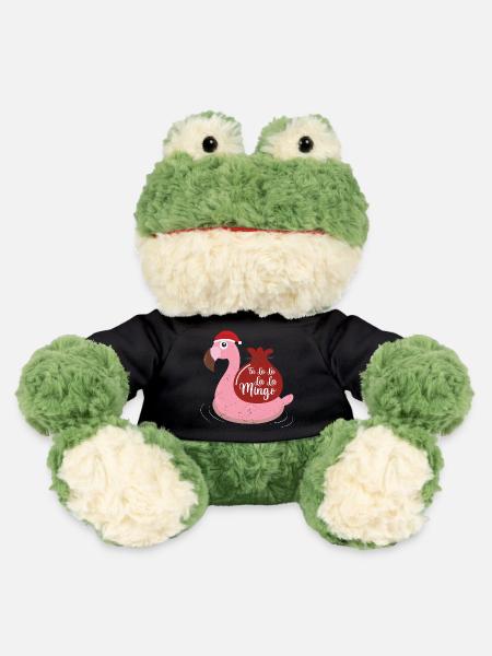 Flamingo Design Lustige Weihnachtspullover - MiniFeet® Frosch Torge - Schwarz