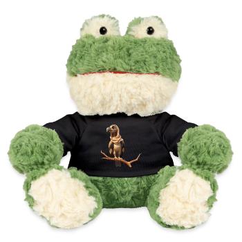 Ein Vogel mit Stil und einem Hauch von Geheimnis - MiniFeet® Frosch Torge - Schwarz - Vorne
