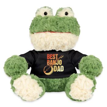 Banjo player father - MiniFeet® Frog Torge - black - Front