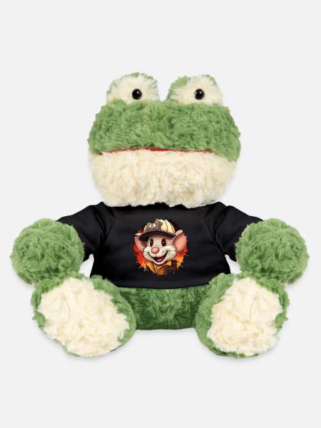 Feuerwehrmann Ratte - MiniFeet® Frosch Torge - Schwarz