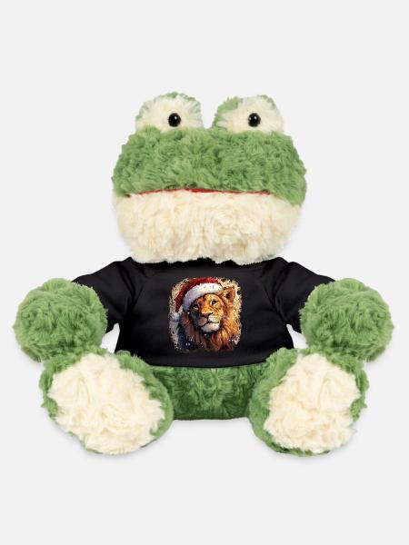 Löwen Weihnachten / Weihnachtsmann Löwe - MiniFeet® Frosch Torge - Schwarz