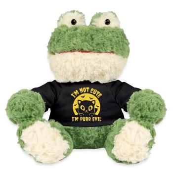 Je ronronne le mal - Grenouille Torge MiniFeet® - noir - Devant