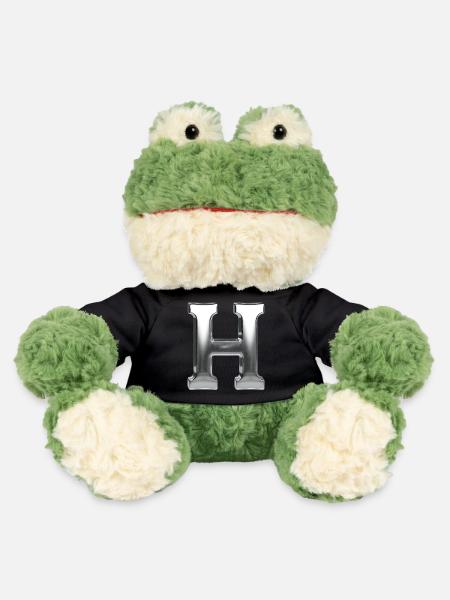 Chrome ,, H " Metallic - MiniFeet® Frosch Torge - Schwarz