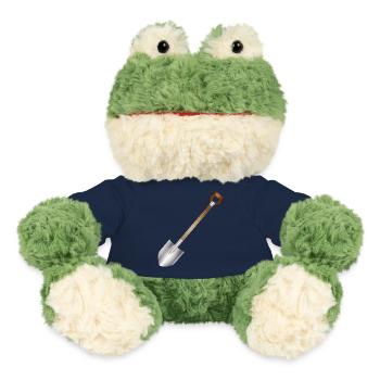 Classic spade – garden and building tool motif - MiniFeet® Frog Torge - french navy - Front