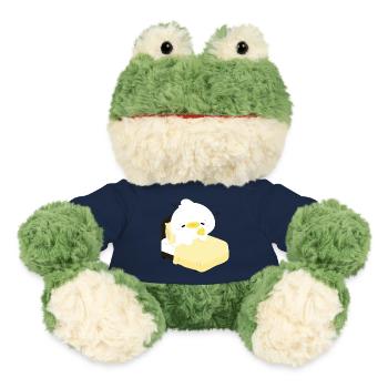 Cozy Sleepy Duck on Yellow Bed - MiniFeet® Frog Torge - french navy - Front