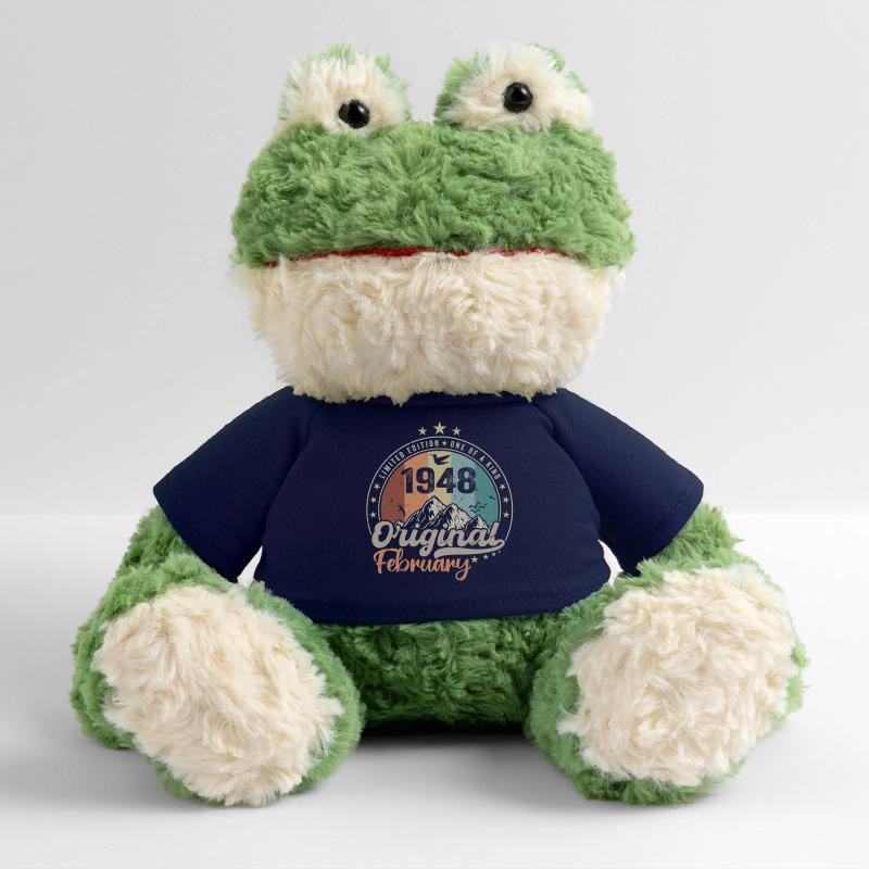 Legends born in February 1948 Gift 76 years MiniFeet® Frog Torge